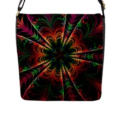 Kaleidoscope Patterns Colors Flap Messenger Bag (l)  by BangZart