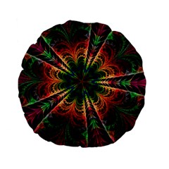 Kaleidoscope Patterns Colors Standard 15  Premium Flano Round Cushions