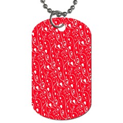 Heart Pattern Dog Tag (one Side) by BangZart