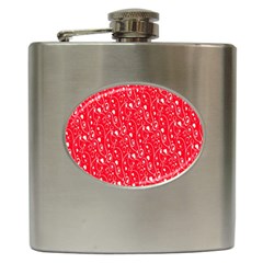 Heart Pattern Hip Flask (6 Oz) by BangZart