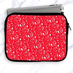 Heart Pattern Apple Ipad 2/3/4 Zipper Cases by BangZart