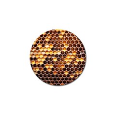 Honey Honeycomb Pattern Golf Ball Marker by BangZart