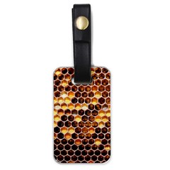 Honey Honeycomb Pattern Luggage Tags (one Side)  by BangZart