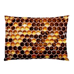 Honey Honeycomb Pattern Pillow Case (two Sides) by BangZart