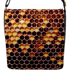 Honey Honeycomb Pattern Flap Messenger Bag (s) by BangZart