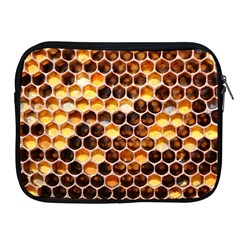 Honey Honeycomb Pattern Apple Ipad 2/3/4 Zipper Cases by BangZart