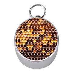 Honey Honeycomb Pattern Mini Silver Compasses by BangZart