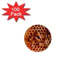 Honey Bees 1  Mini Buttons (100 pack)  Front