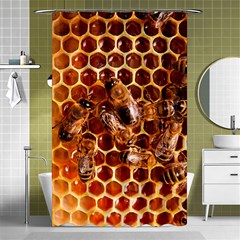 Honey Bees Shower Curtain 48  X 72  (small)  by BangZart