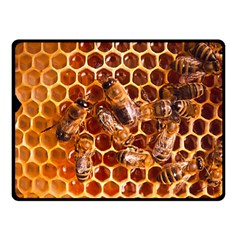 Honey Bees Double Sided Fleece Blanket (small)  by BangZart