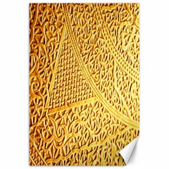 Gold Pattern Canvas 20  X 30   by BangZart