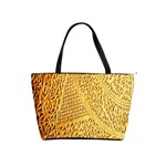 Gold Pattern Shoulder Handbags Front