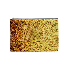 Gold Pattern Cosmetic Bag (medium) 