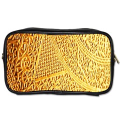 Gold Pattern Toiletries Bags by BangZart