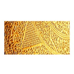 Gold Pattern Satin Wrap by BangZart