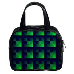 Fractal Classic Handbags (2 Sides) by BangZart