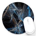 Fractal Tangled Minds Round Mousepads Front