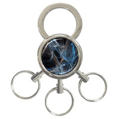 Fractal Tangled Minds 3-ring Key Chains by BangZart