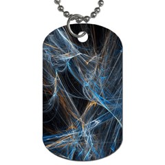 Fractal Tangled Minds Dog Tag (one Side) by BangZart