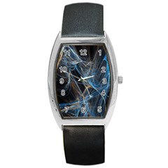 Fractal Tangled Minds Barrel Style Metal Watch by BangZart