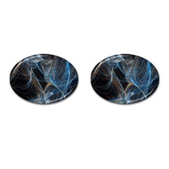 Fractal Tangled Minds Cufflinks (oval) by BangZart