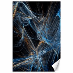 Fractal Tangled Minds Canvas 12  X 18   by BangZart