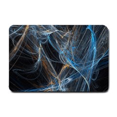 Fractal Tangled Minds Small Doormat  by BangZart