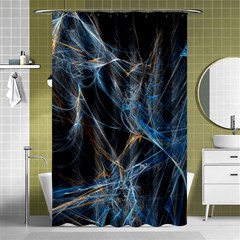 Fractal Tangled Minds Shower Curtain 48  X 72  (small)  by BangZart