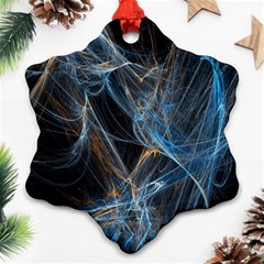 Fractal Tangled Minds Ornament (snowflake) by BangZart