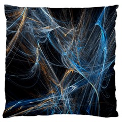 Fractal Tangled Minds Large Cushion Case (one Side) by BangZart