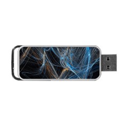 Fractal Tangled Minds Portable Usb Flash (one Side) by BangZart