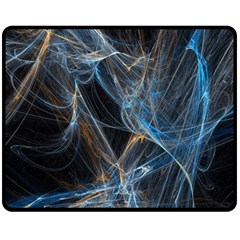 Fractal Tangled Minds Double Sided Fleece Blanket (medium)  by BangZart