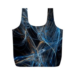 Fractal Tangled Minds Full Print Recycle Bags (m)  by BangZart