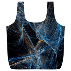 Fractal Tangled Minds Full Print Recycle Bags (l)  by BangZart