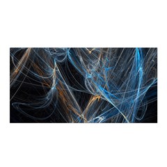 Fractal Tangled Minds Satin Wrap by BangZart