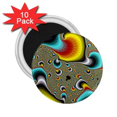 Fractals Random Bluray 2 25  Magnets (10 Pack)  by BangZart