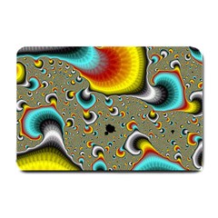 Fractals Random Bluray Small Doormat  by BangZart