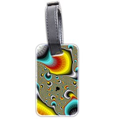 Fractals Random Bluray Luggage Tags (two Sides) by BangZart