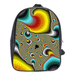 Fractals Random Bluray School Bags (xl)  by BangZart