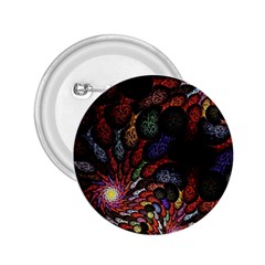 Fractal Swirls 2 25  Buttons by BangZart