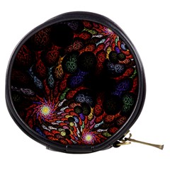 Fractal Swirls Mini Makeup Bags by BangZart