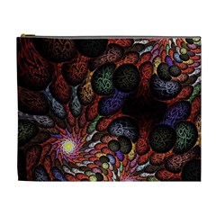 Fractal Swirls Cosmetic Bag (xl) by BangZart