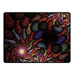 Fractal Swirls Double Sided Fleece Blanket (Small)  45 x34  Blanket Back