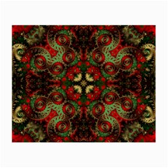 Fractal Kaleidoscope Small Glasses Cloth (2-side) by BangZart