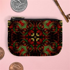 Fractal Kaleidoscope Mini Coin Purses by BangZart