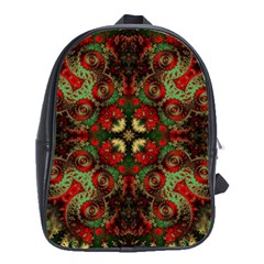 Fractal Kaleidoscope School Bags (xl)  by BangZart