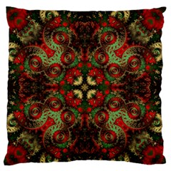 Fractal Kaleidoscope Standard Flano Cushion Case (one Side) by BangZart