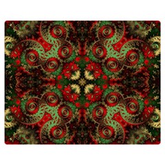 Fractal Kaleidoscope Double Sided Flano Blanket (medium)  by BangZart