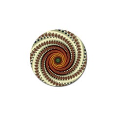 Fractal Pattern Golf Ball Marker (10 Pack) by BangZart