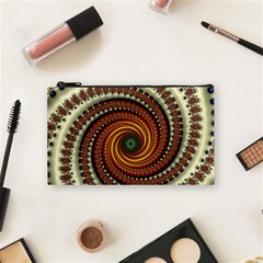 Fractal Pattern Cosmetic Bag (small)  by BangZart